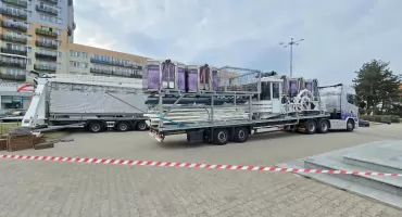 Koło widokowe we Włocławku. Plac Wolności z nową atrakcją