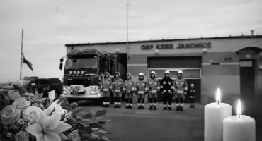 Strażacy z Gminy Lubanie w żałobie. Żegnają swojego Prezesa