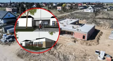 Brześć Kujawski stawia na wsparcie. Trwa budowa nowoczesnego Centrum Opiekuńczo-Mieszkalnego