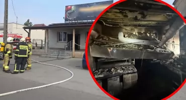 Wybuch gazu w lokalu w Czerniewicach. Strażacy zaoferowali swoją kuchnię