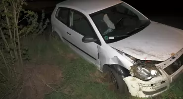 Pijany uderzył w znak i wpadł do rowu. Co jeszcze miał na sumieniu?