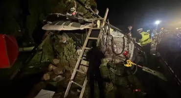 Śmiertelny wypadek w regionie. Auto uderzyło w drzewo i ogrodzenie posesji