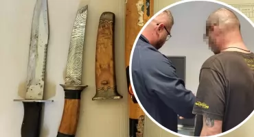 Brutalny atak na sąsiada. Uderzał kijem bejsbolowym i groził nożami