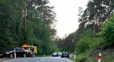 Zderzenie motocykla z osobówką w Gminie Włocławek ZDJĘCIA