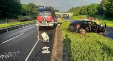 Pożary samochodów, wypadki i silny wiatr. Strażacy interweniowali 33 razy we Włocławku i powiecie