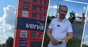 Paliwa ostro w górę. We Włocławku kierowcy przecierają oczy