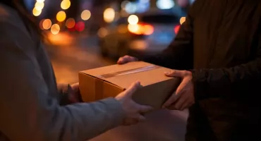 Kierowca Ubera odebrał paczkę pod Włocławkiem. Gdy sprawdził, co było w środku, ruszyła akcja policji