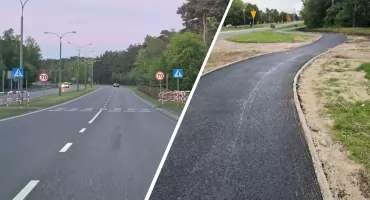 Zniknie przejazd, powstaje ścieżka przy al. Kazimierza Wielkiego. To nie koniec zmian. Zdjęcia