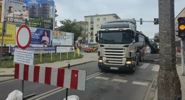 Kolejne utrudnienia w centrum Włocławka. Zamykają odcinek Starodębskiej