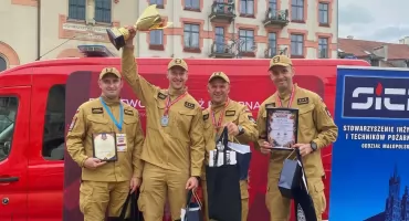 Ogromny sukces strażaków z Włocławka. Zostali wicemistrzami Polski