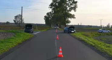 Zderzenie na skrzyżowaniu w regionie. 27-latka trafiła do szpitala